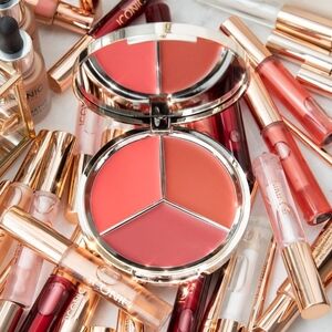 ICONIC London Lip & Cheek Cream Trio NWT